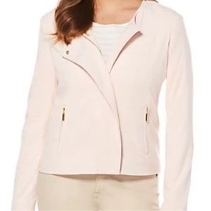 Rafaella Nordstrom Suede Pink Moto Jacket